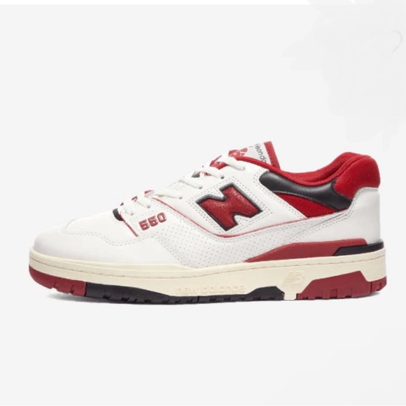 New Balance 550 Aime Leon Dore White Red - Picture 2 of 7